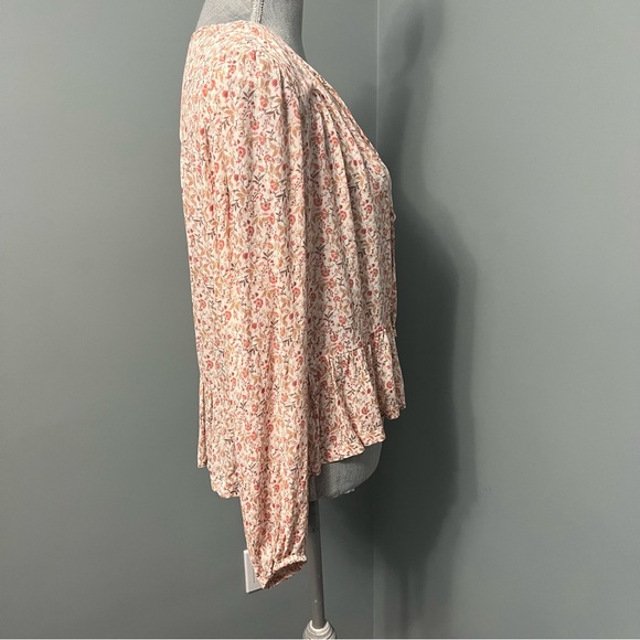 ANTHROPOLOGIE Gentle Fawn floral boho blouse size small forest fairy - Picture 7 of 12